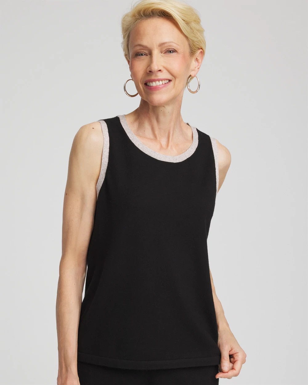 Zenergy® Luxe Metallic Trim Tank | Chico's